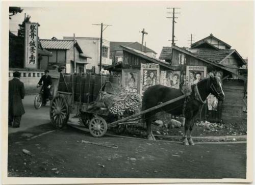 Horse-drawn cart