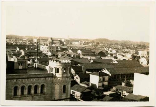 View of Sendai from Export Bazaar roof