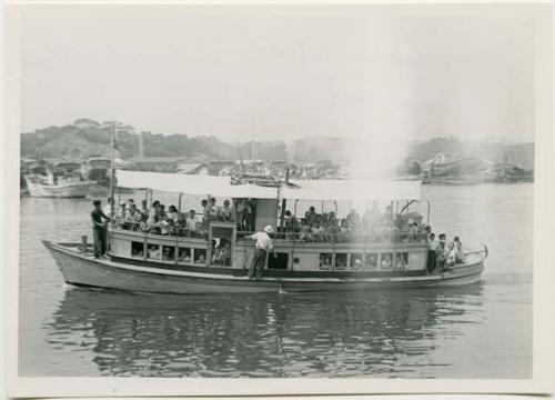 Excursion boat in Matsushima Bay