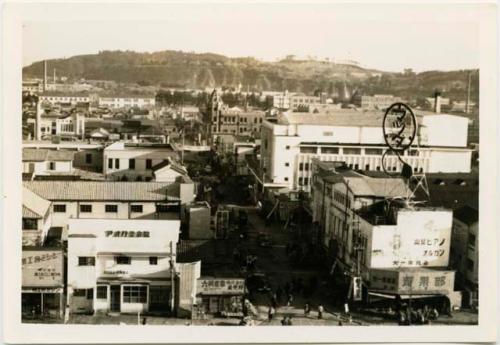 View of Sendai from roof of Export Bazaar