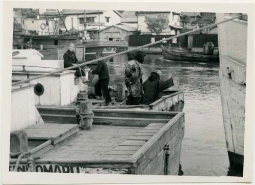 Fishermen on boat