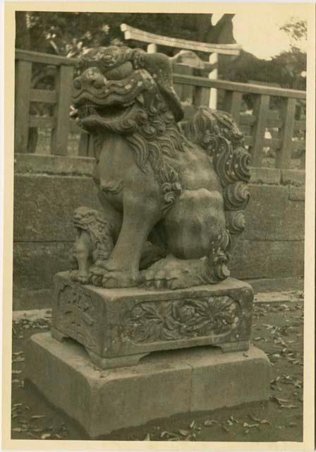 Temple guardian (stone sculpture)