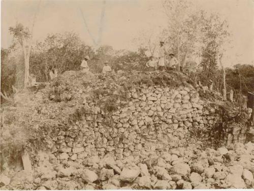 Mound 20 excavation in progress