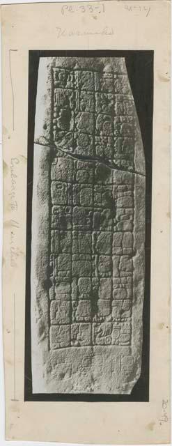 Stela 14, north side