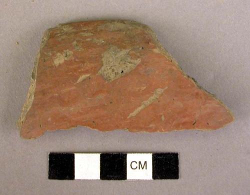 23 rim potsherds of red painted ware