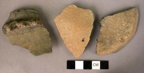 Fragments of pottery storage jars