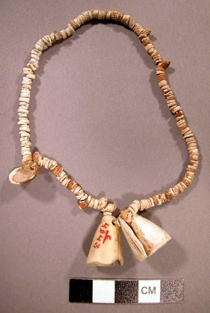 Shell beads & pendants