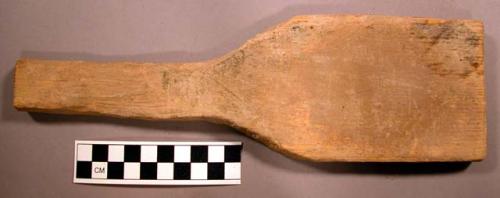 Wooden paddle - for pottery making