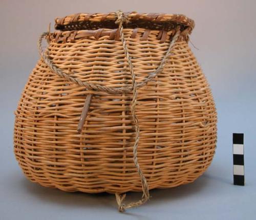 Basket made of twigs