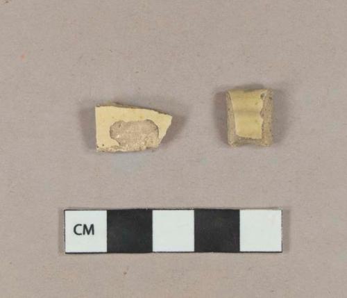 Staffordshire slipware rim sherds