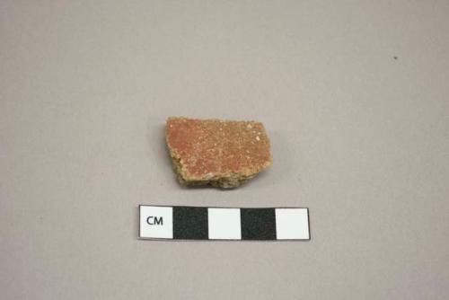 Ceramic body sherd, Old Town Red, var. Red Rock