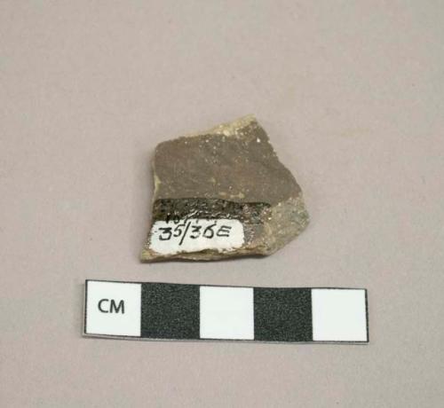 Ceramic body sherd, Powell Plain var. Powell