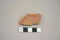 Ceramic body sherd, Old Town Red, var. Red Rock