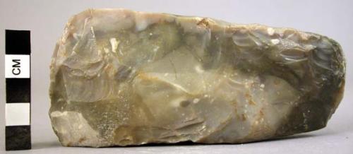 Polished flint axe