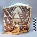 Twined bag, pita, decorated