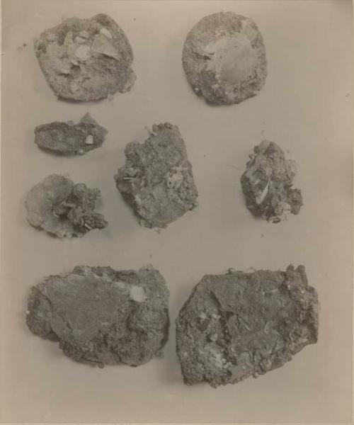 Iron hammered objects from altar of Large Mound