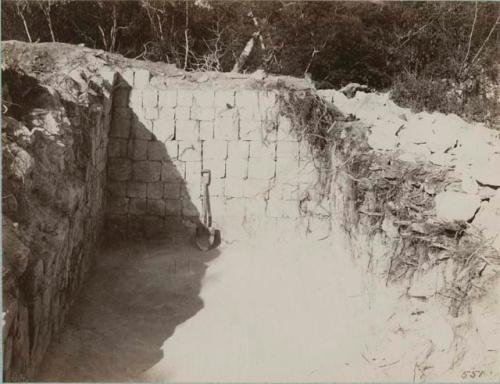 Mound 6, northeast room, looking west