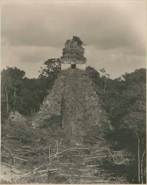 Temple I, western facade