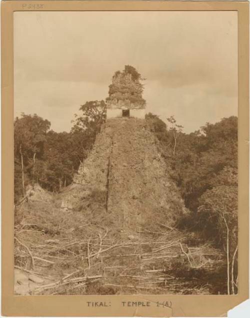 Temple I, western facade