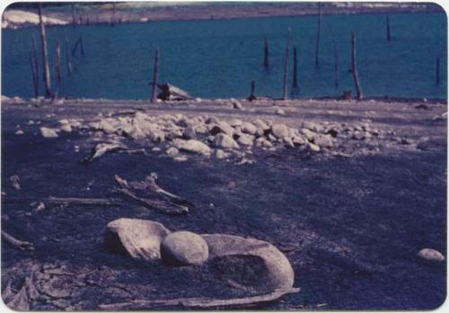 View of rocky beach