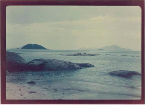 Venado and Tabogo Island from mouth of river