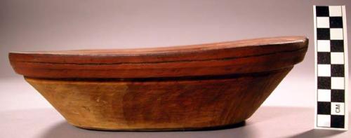 Wooden food dish