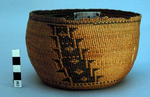 Basket bowl. Terraced design.