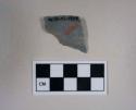 Tabular fragment, triangular, edges possibly ground, possible palette fragment;