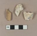 Calcined animal bone fragments; animal bone fragment