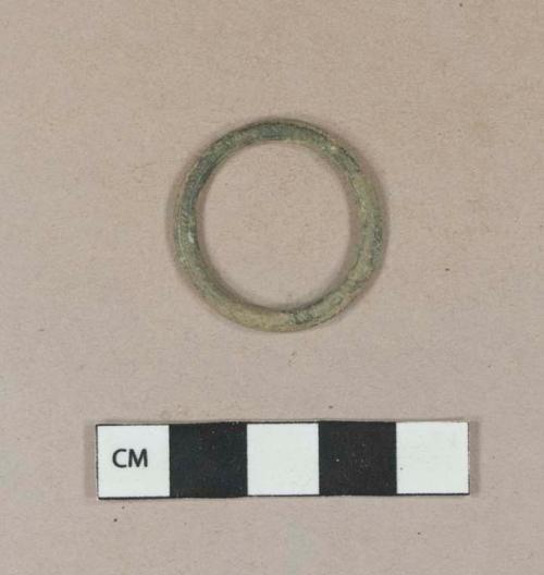 Metal alloy ring, possibly brass