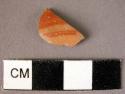 Potsherd - fine ware, red painted bands