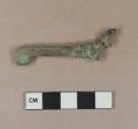 Copper alloy key fragment