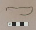 Copper alloy wire fragment