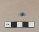 Blue hand painted porcelain body sherd