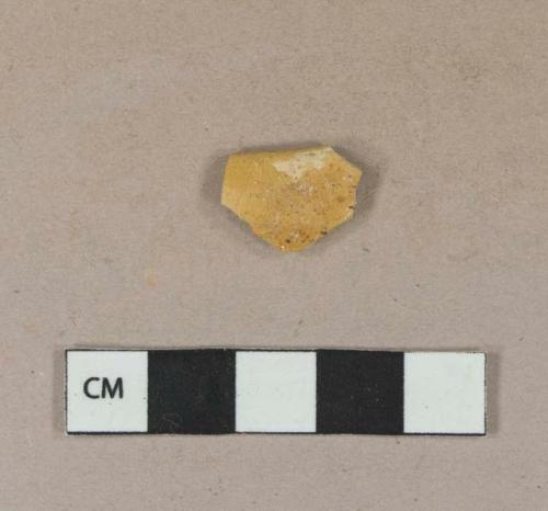 Staffordshire slipware rim sherd