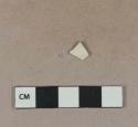 Undecorated pearlware body sherd