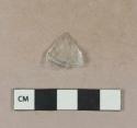 Aqua flat glass fragment