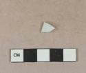 Undecorated porcelain body sherd