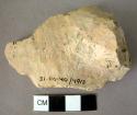 Pottery jar fragment - thin streaky reddish irregular "Urfirnis" coat