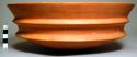 Wooden models of 6 pieces of basal bevel bowl with horizontal ridge