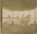 People sitting on a boat