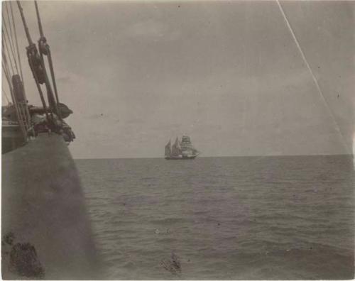 Ship, from the side of the photographer's ship