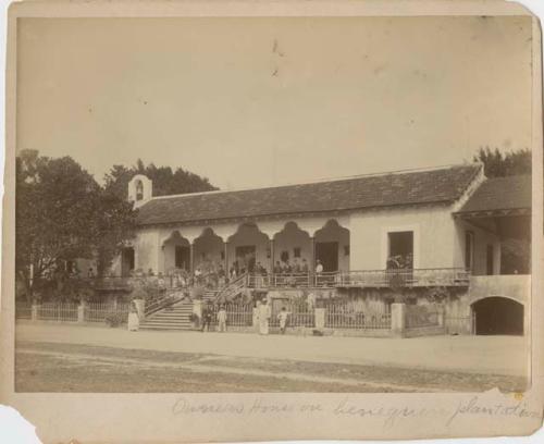 View of owner's house at Hacienda Xcuyum