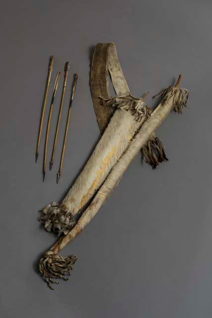 Self bow, quiver, and arrow