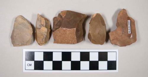 Chipped stone, flint gravers (burins)