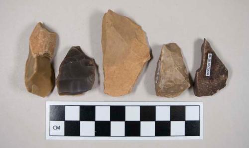 Chipped stone, flint gravers (burins)