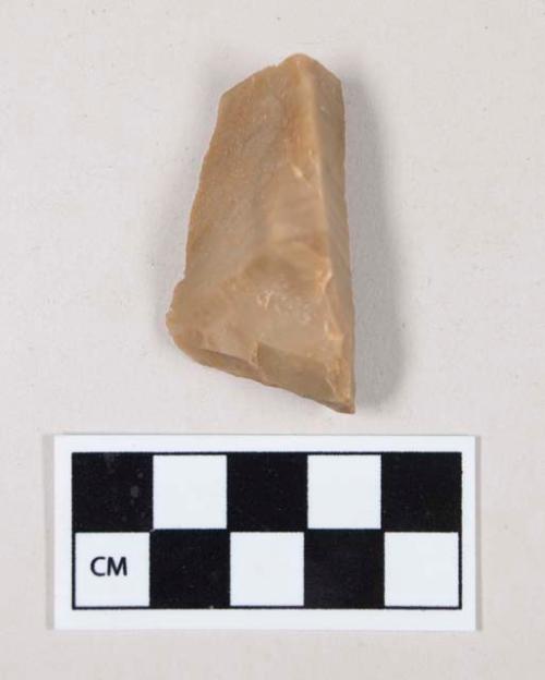 Chipped stone, flint angular chipping debris