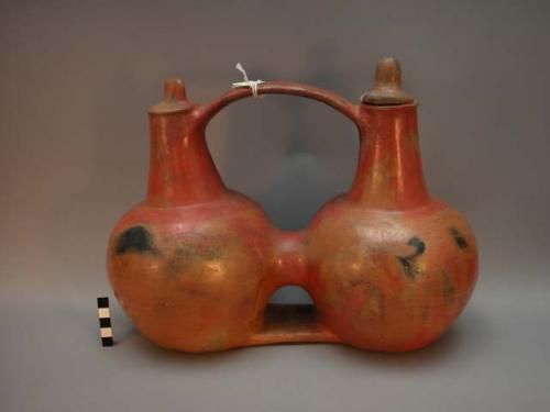 Redware twin water jar from Surinam