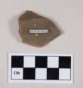 Chipped stone flint graver (burin)