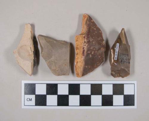 Chipped stone, flint gravers (burins)